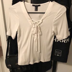 Lace front body con top